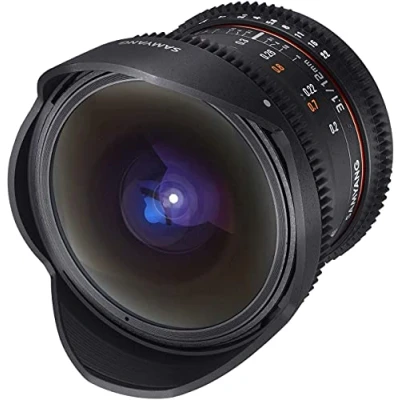 Afbeelding van SAMYANG 13012T3.1N 12 mm T3.1 VDSLR ED AS NCS lens voor aansluiting fisheye Nikon zwart