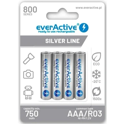 Afbeelding van EverActive Precharged Herlaadbare NiMH batterijen AAA
