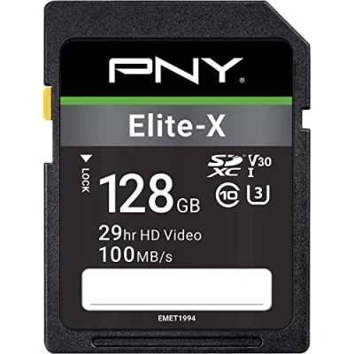 Afbeelding van PNY Elite X SD Card 128 GB SDXC UHS I Klasse 10
