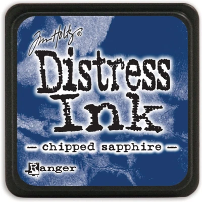 Afbeelding van Ranger Distress Mini Ink pad chipped sapphire TDP39907 Tim Holtz
