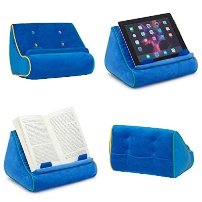 Afbeelding van Book Couch iPad Stand Tablet Holder Reading Pillow in Bed at Home Lap Rest Cushion Fun Novelty Gift Idea for Readers, Lovers Phones and eReaders