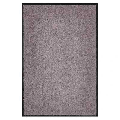Afbeelding van andiamo Premium deurmat Wash &amp; Clean duurzame vuilvangmat huisingang als binnen of in overdekte buitenruimtes absorberende 40 x 60 cm taupe