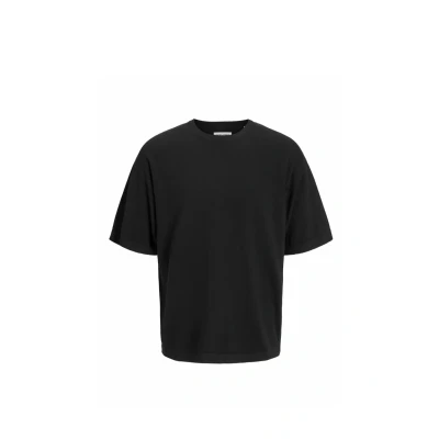 Afbeelding van Jack &amp; Jones Einfarbig Tshirt basic black, Heren, Maat: Large, Black