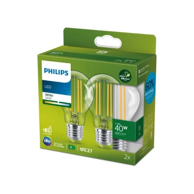 Afbeelding van Philips Led Lamp 40W E27 Warm Wit 2 Stuks