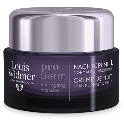 Afbeelding van Louis Widmer Proderm Nachtcrème Zonder Parfum 50ml