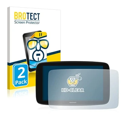 Afbeelding van BROTECT (2 Stuks) Schermbeschermer voor TomTom Go Expert 6&quot; Screen Protector Transparant
