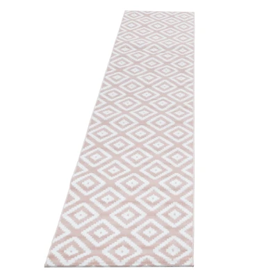Afbeelding van Moderne loper Plus Roze 8005 80x300cm Adana Carpets