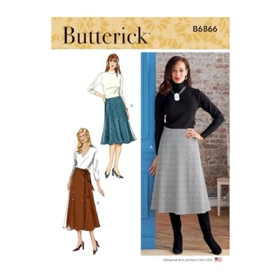 Afbeelding van Butterick B6866F5 Misses Rok/Broek F5 (16 18 20 22 24), Papier