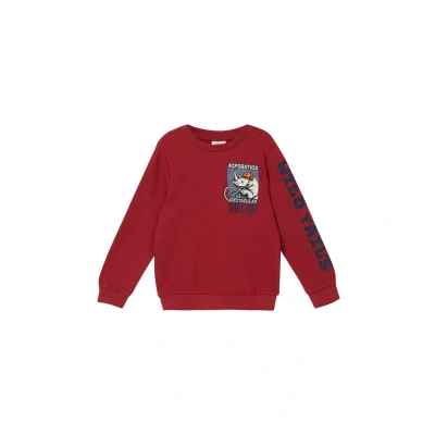 Afbeelding van s.Oliver Strukturiertes MIT ÄRMEL Sweater voor kinderen, Maat: 140, Rot