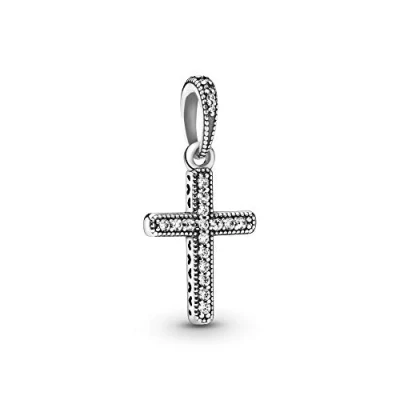 Afbeelding van Pandora 397571CZ Hanger Classic Cross zilver zirconia