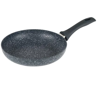 Afbeelding van Russell Hobbs Nightfall Koekenpan 26cm Antiaanbaklaag Inductie Makkelijk schoon te maken Duurzaam Aluminium Soft Touch PFOA vrij