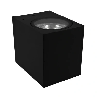 Afbeelding van Yphix Wandlamp Kubbe Down Zwart Ip44 Gu10 LEDdirect.nl
