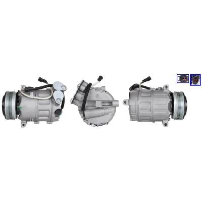 Afbeelding van LUCAS ACP01214 AC Compressor PAG 46 R134a VOLVO: S80 II, XC90 I