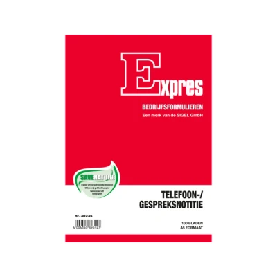 Afbeelding van Sigel Expres telefoonregister, ft A5, Nederlandstalig, 100 vel telefoonregister