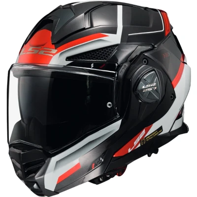 Afbeelding van LS2 FF901 Advant X Spectrum Helm, zwart wit rood, afmeting 2XL voor man