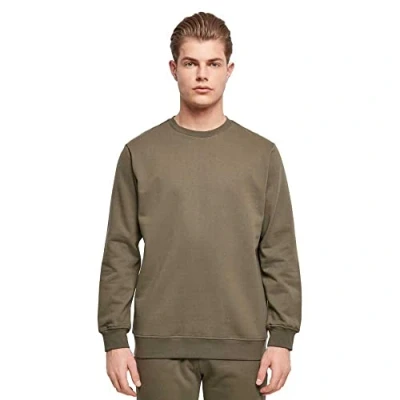 Afbeelding van Basic Crewneck Sweater met ronde hals Olive 3XL