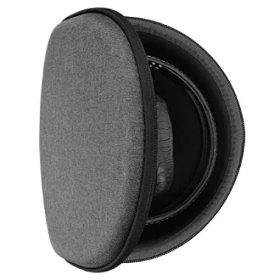 Afbeelding van Geekria Shield hoofdtelefoonhoes compatibel met Sennheiser MOMENTUM 3, 2, PXC550II, PXC550, PXC480 hoes, vervangende harde reisdraagtas kabelopslag (donkergrijs)