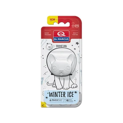 Afbeelding van Dr. Marcus Winter Ice Cosmic Dog autogeurtje met neutrafresh technologie Luchtverfrisser auto 20 Gram