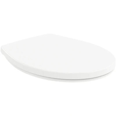 Afbeelding van Villeroy en boch o novo closetzitting ovaal roestvrij staal scharnieren wit alpin 8m436101