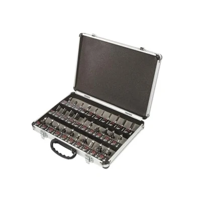 Afbeelding van Trend Set/SS31 X 1/4TC router cutter set zilver/zwart (30)