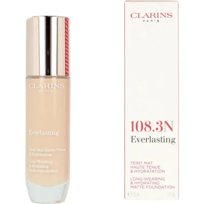 Afbeelding van Clarins Everlasting Long Wearing &amp; Hydrating Matte Foundation 108.3N Organza 30 ml