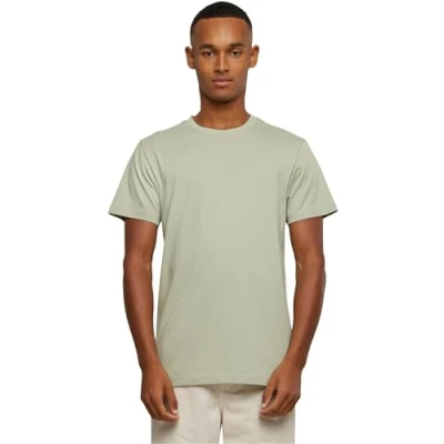 Afbeelding van Build your Brand Heren T shirt ronde hals, basic voor heren, katoen, met verkrijgbaar in vele kleuren, XS 5XL maten verkrijgbaar, softsalvia, 4XL