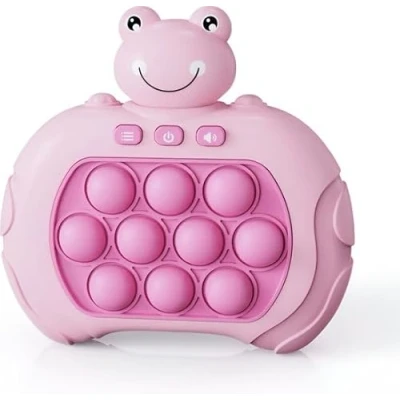 Afbeelding van Kikker V3 Quick Push Pop It Spel Game Controller Fidget Toy Montessori Speelgoed Anti Stress Inclusief Licht en Geluidseffecten