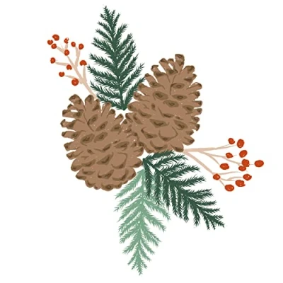 Afbeelding van Sizzix Layered Stamps by Lisa Jones Pine Branches (8pcs) (664936) (DISCONTINUED)