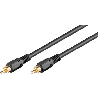 Afbeelding van Microconnect AUDC05G audio kabel 5 m RCA Zwart