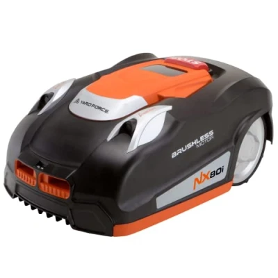 Afbeelding van YARD FORCE NX80i Robotmaaier, tot 800 m², zelfrijdende grasmaaier, robot met wifi verbinding, app bediening, iRadar ultrasone sensor, randsnijfunctie, LCD bedieningspaneel nummerblok