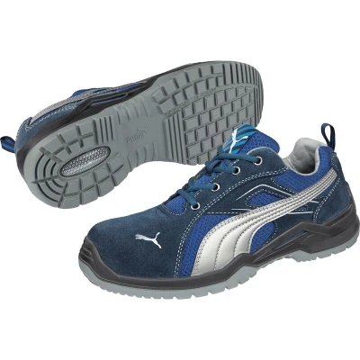 Afbeelding van PUMA Omni Blue Low SRC 643610 40 Veiligheidsschoenen S1P Schoenmaat (EU): Blauw, Zilver 1 stuk(s)