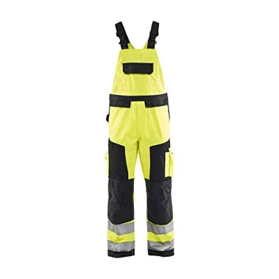 Afbeelding van Blaklader 2660 Reflecterende Bretelbroek Klasse 2 Geel/Zwart