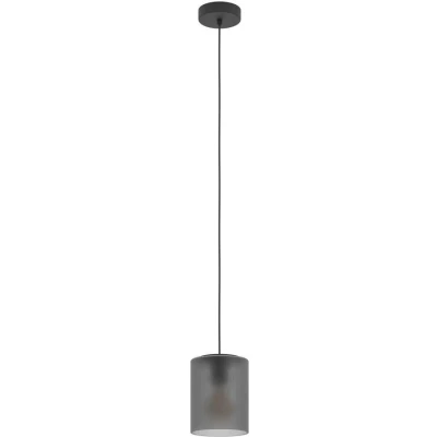 Afbeelding van EGLO Colomera Hanglamp E27 Ø 15 cm Zwart/Mat Grijs
