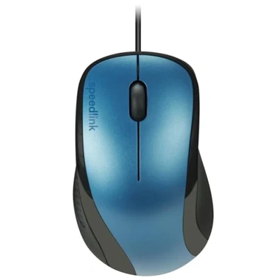 Afbeelding van Speedlink KAPPA muis met 3 knoppen, USB aansluiting en ergonomische vorm blauw