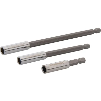 Afbeelding van Silverline 3 delige magnetische schroevendraaier bithouder set 60, 100, 150 mm