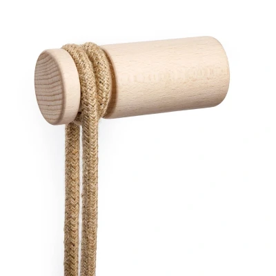 Afbeelding van creative cables Rolé, houten kabeldoorvoer, wandbevestiging voor hanglamp, neutraal