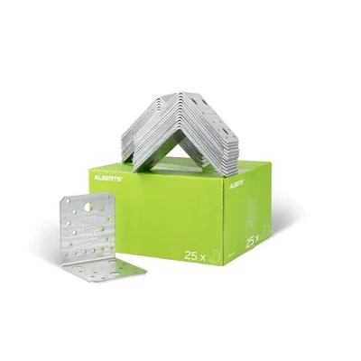 Afbeelding van Alberts 846602 Hoekverbinder sendzimir verzinkt 105 x 90 mm set van 25