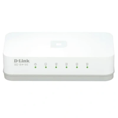 Afbeelding van D Link GO SW 5E/E network switch Unmanaged Fast Ethernet (10/100) White