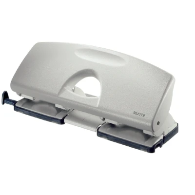 Afbeelding van Perforator Leitz metaal 4 gaats 25 vel grijs