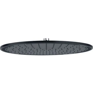 Afbeelding van Kludi a qa hoofddouche rond 40cm met kogelgewricht zonder douchearm mat zwart 643408700 6434087 00