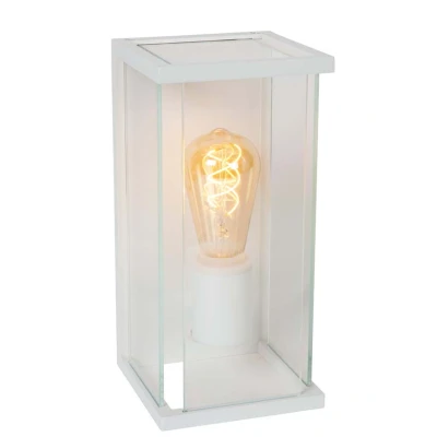 Afbeelding van Lucide CLAIRE Wandlamp Binnen/Buiten 1xE27 IP54 Beweging &amp; dag/nacht sensor Wit