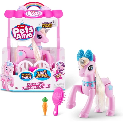 Afbeelding van Robot Alexander McQueen Pets Alive Roze Eenhoorn