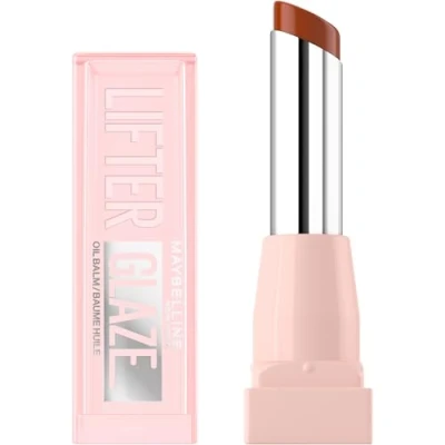 Afbeelding van Maybelline New York Lifter Glaze Oil 009 Latte Crush Lippenbalsem Tot 24 uur hydratatie Met glanzende pigmenten 3 gr