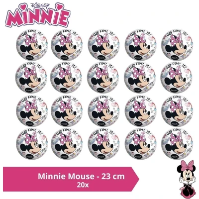 Afbeelding van Bal Voordeelverpakking Minnie Mouse 23 cm 20 stuks