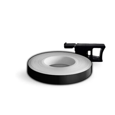 Afbeelding van 4R Quattroerre.it Quattroerre 10281 decoratieve strepen Wheel Stripes voor motorvelgen met applicator zwart 7 mm x 6 m, Mt