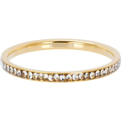 Afbeelding van iXXXi Vulring Zirconia Crystal Goud Maat 16