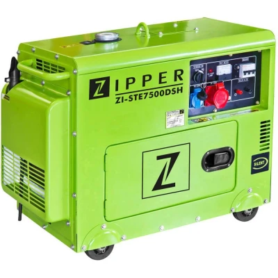 Afbeelding van Zipper ZI STE7500DSH Aggregaat 6.5 kW 230 V, 400 V 153 kg 4600 W