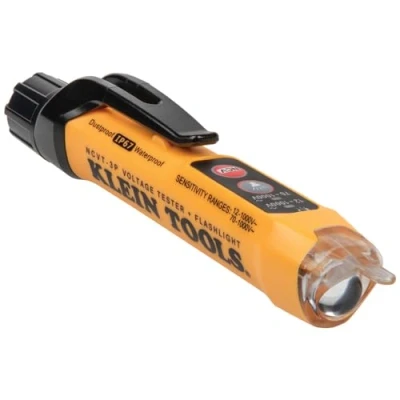 Afbeelding van Dual Range Contactloze Voltage Tester met Zaklamp, 12 1000V AC, Klein Gereedschap NCVT3P, Groen