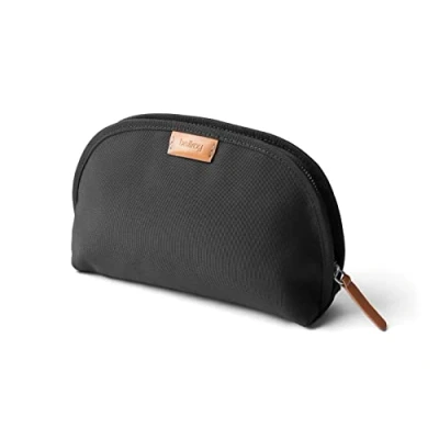 Afbeelding van Bellroy Classic Pouch, voor alledaags gebruik, leer en geweven stof (pennen, kabels, make up, persoonlijke spullen) Slate
