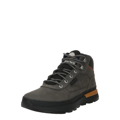 Afbeelding van Timberland Field Trekker Veterboots, Heren, Maat: 45.5, Grey/black Nubukleer/ textiel